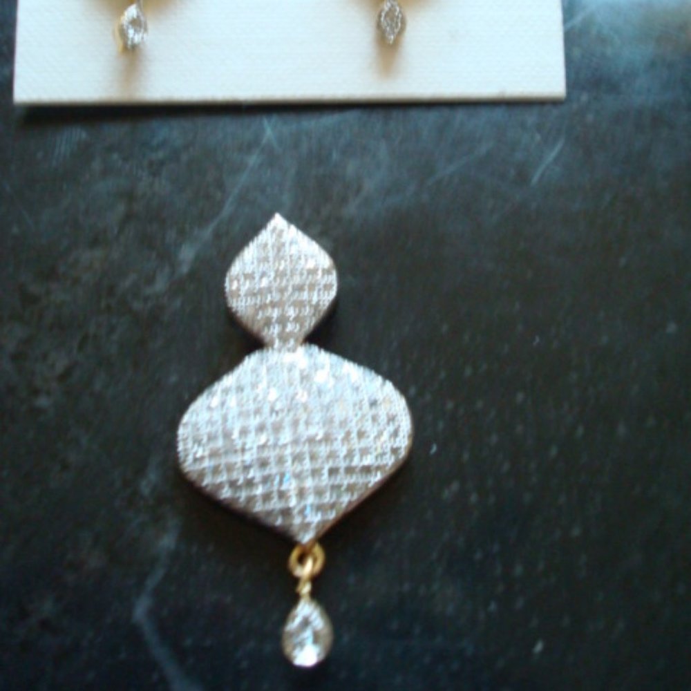 NIP CLEAR AUSTRIAN CRYSTALS PENDANT SET - Picture 11 of 11